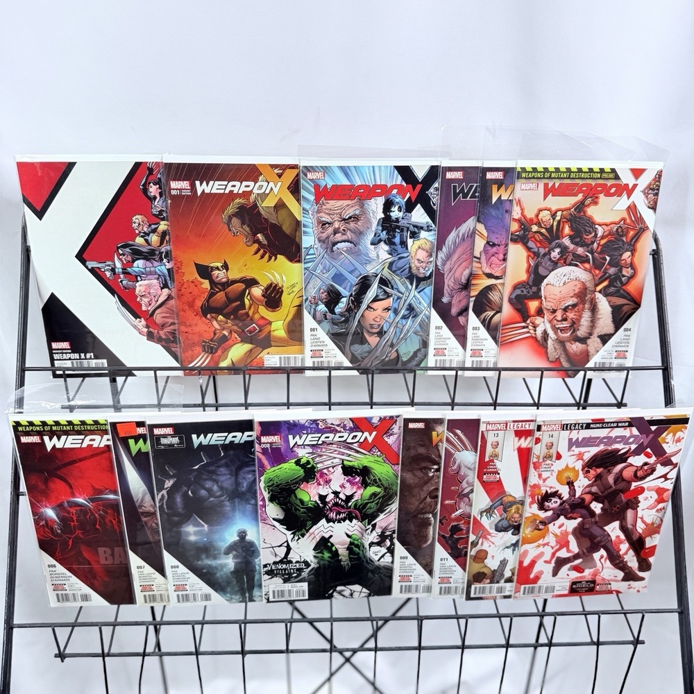 Wolverine Weapon X 1-4 6-9 11 13 14 Lot Of‎ Mutant Destruction Clay